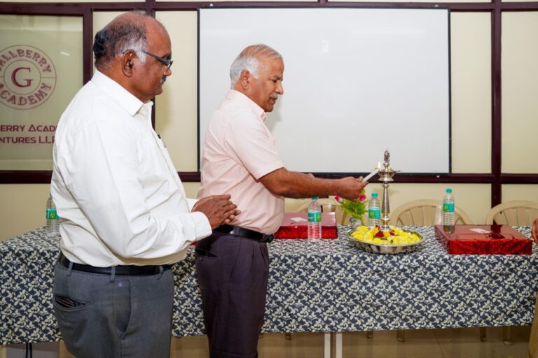 On 3rd February, 2023, Dr. R. Rudramoorthy, Director, PSG CARE and Former Principal, PSG College of Technology, Coimbatore, and Dr. KM Mohana Sundaram, Former Principal, Jansons Institute of Technology, Coimbatore, formally inaugurated our Academy and declared open the Academy website.